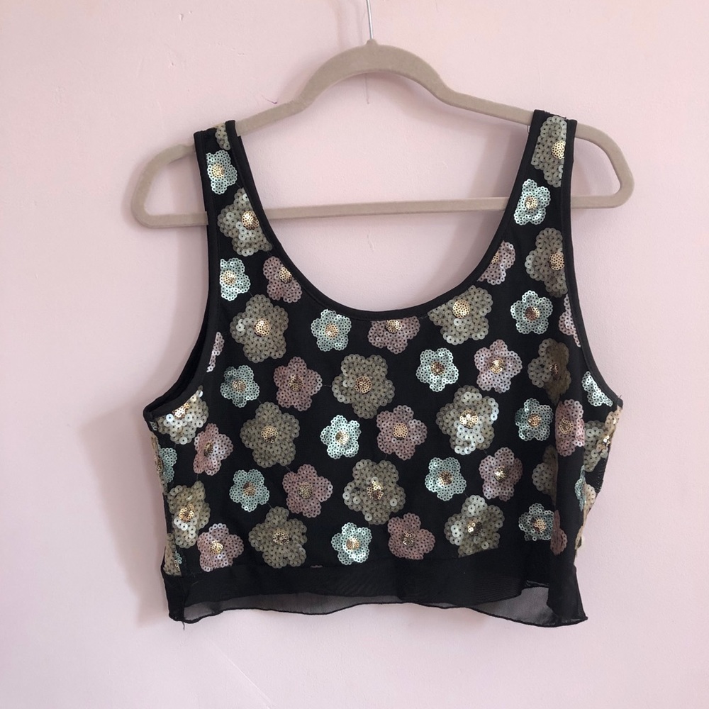 Retro Flower Power Crop